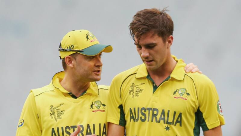 Michael Clarke and Pat Cummins © Getty Images
