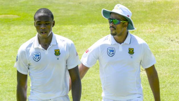 Kagiso Rabada and Vernon Philander © Getty Images