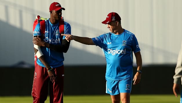 Jason Holder and Stuart Law © Getty Images