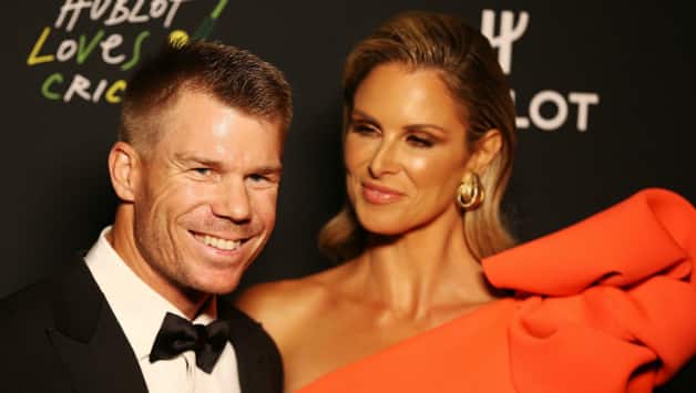 David and Candice Warner © Getty Images