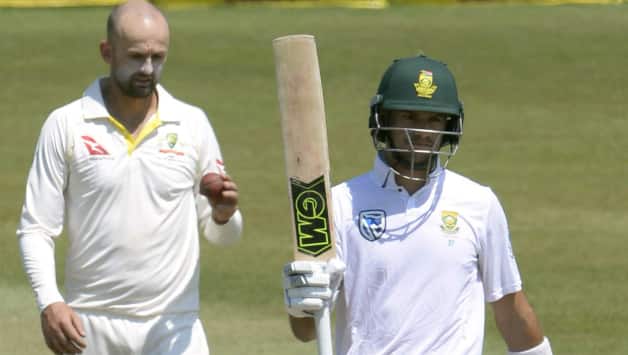 AB de Villiers was caught in a mix-up with Markram © Getty Images