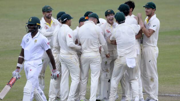 Australia are just a wicket away from victory © Getty Images