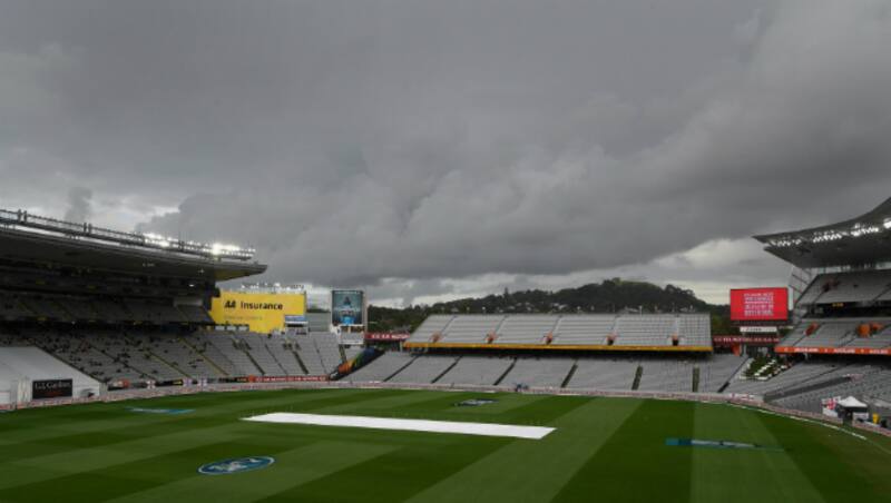 The gloomy weather has restricted the 1st Test to just 26 overs in the past two days &copy; Getty Images