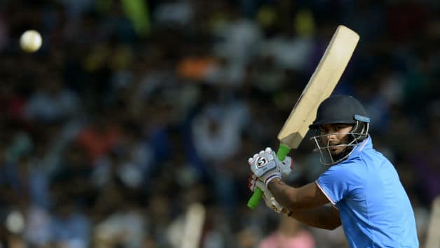 Rishabh Pant had scored 38 against West Indies in the only T20I © AFP