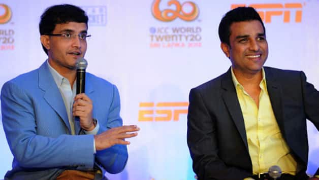Sourav Ganguly (left) and Sanjay Manjrekar later became good friends but that wasn’t the case in India’s tour of Australian in 1991-92 © Getty Images