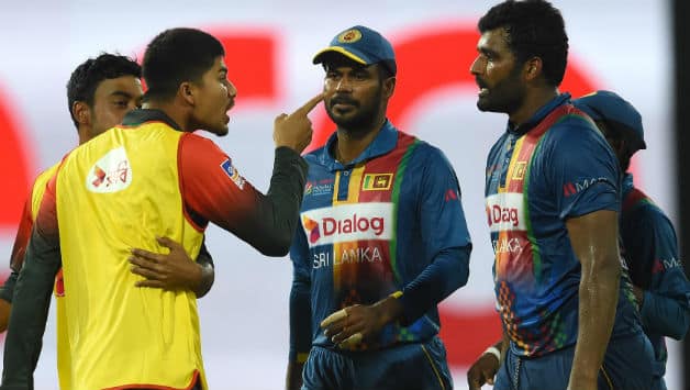 Sri Lanka and Bangladesh played out a high-intense battle on Friday © AFP