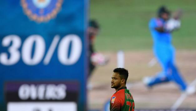 Shakib Al Hasan. (Image courtesy: AFP)