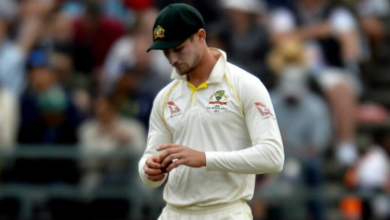 Cameron Bancroft was caught in the act of ball-tampering &copy; Getty Images