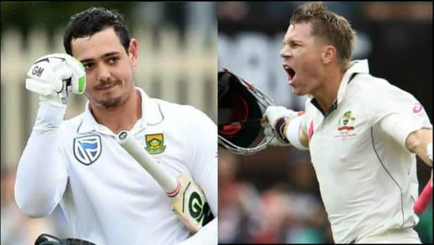 Quinton de Kock and David Warner © Getty Images