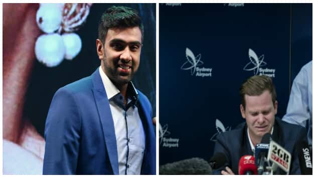 Ravichandran Ashwin and Steven Smith © AFP and Getty Images