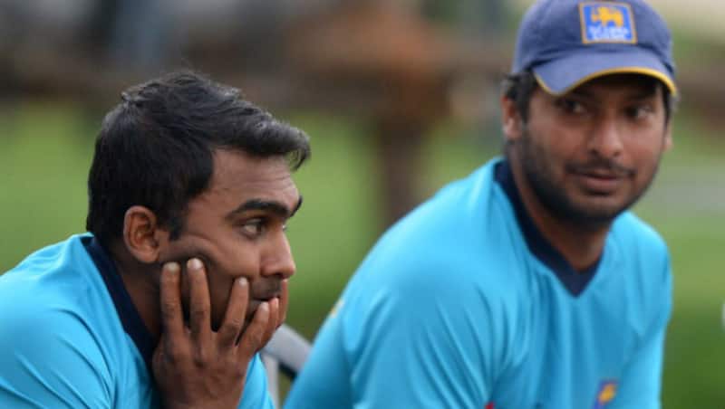 Mahela Jayawardene (left) and Kumar Sangakkara &Acirc;&copy; AFP