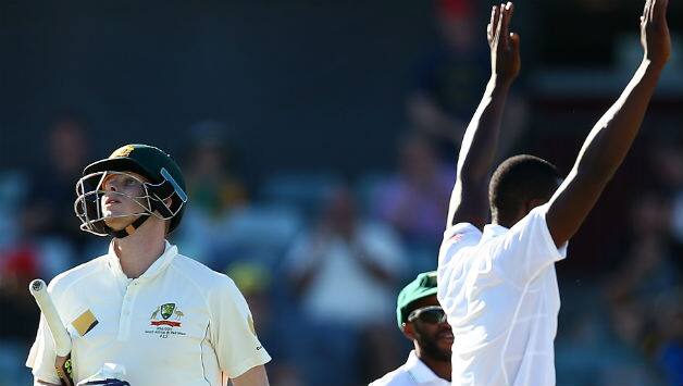 Steven Smith and Kagiso Rabada © Getty Images