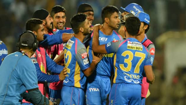 Krishnappa Gowtham stole MI's thunder in final overs © AFP