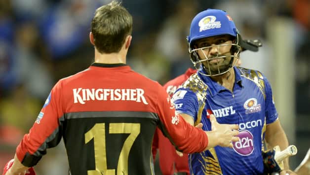 Rohit Sharma and AB de Villiers © AFP