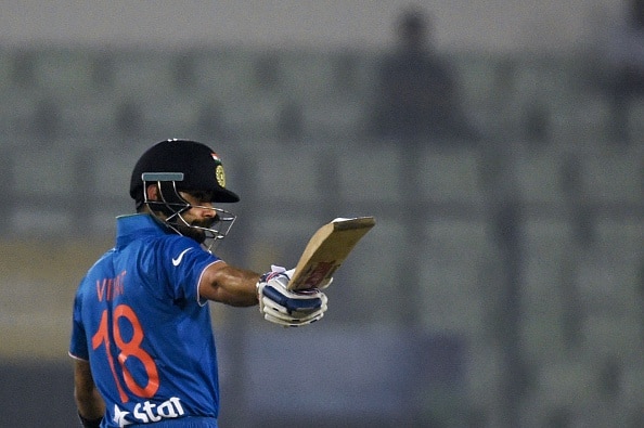 Virat Kohli’s unbeaten 56 guided India into the final of the Asia Cup T20 2016 © Getty Images.