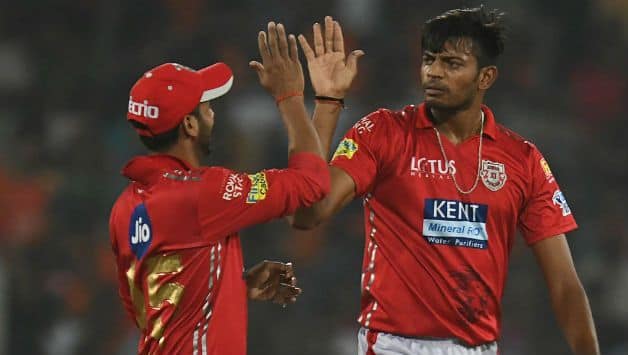 Ankit Rajpoot's 5 for 14 is the second best spell by an Indian in IPL © AFP
