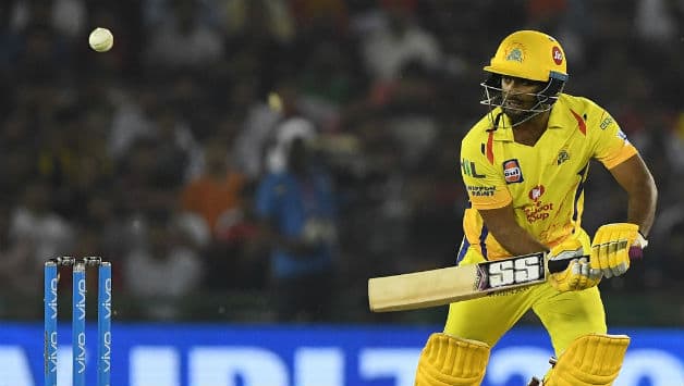 Ambati Rayudu was run out for 49 after a mix up with MS Dhoni © AFP