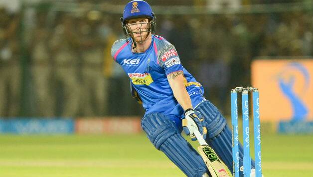 Ben Stokes fell for 40, after adding 62 runs with Sanju Samson © AFP