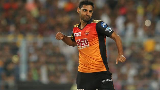 Bhuvneshwar Kumar claimed 3 wickets for SRH © BCCI
