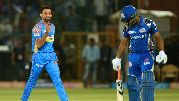 Dhaval Kulkarni got rid of Evin Lewis in the first over © AFP