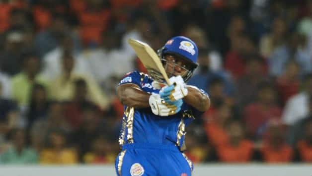 Evin Lewis scored 29 off 17 before getting dismissed by Siddarth Kaul © AFP