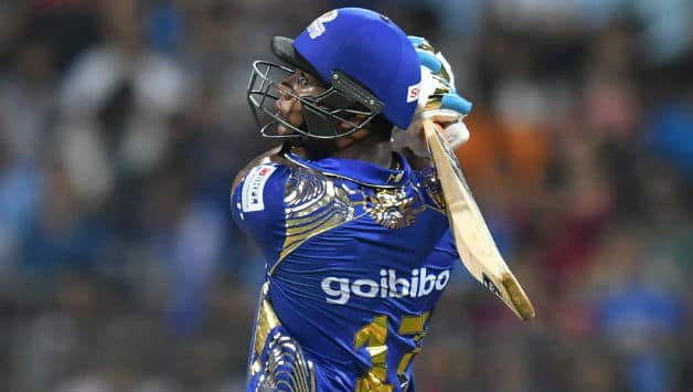 Evin Lewis scored his first ever IPL fifty © AFP