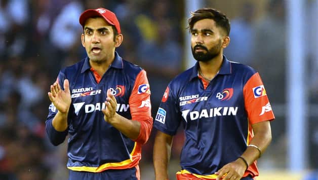 Gautam Gambhir ploy to juggle with bowlers worked against Delhi. Rahul Tewatia ended with a wicket © AFP