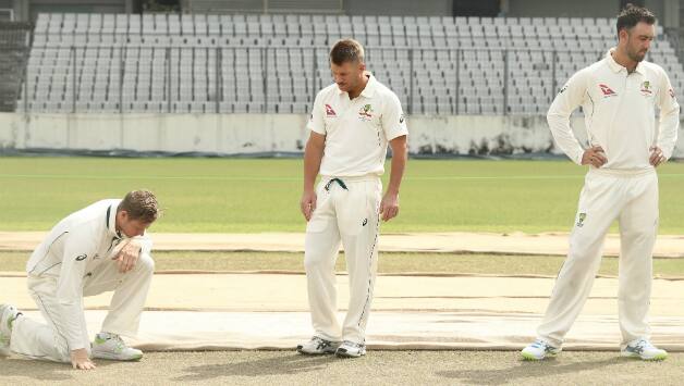 Steven Smith, David Warner and Glenn Maxwell © Getty Images