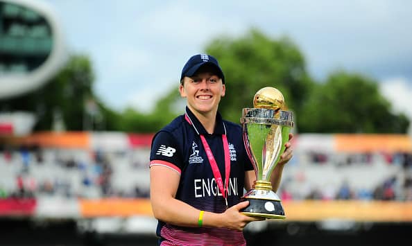 Heather Knight led England to their 4th World Cup title © Getty Images