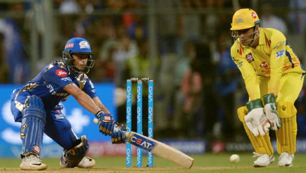 Ishan Kishan showed immense composure during his stay in the middle. He made 40 off 29 © AFP