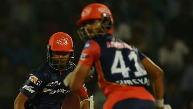 Delhi Daredevils' innings were led by Prithvi Shaw and Shreyas Iyer's fifties © AFP