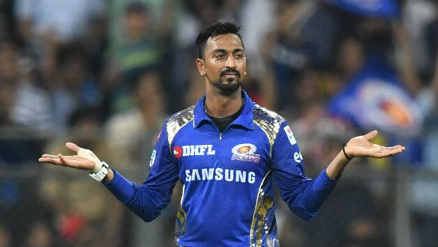 Krunal Pandya claimed 3 wickets for Mumbai Indians as they went to win by 46 runs © AFP