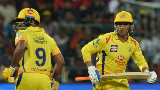 MS Dhoni along with Ambati Rayudu added 101 runs for the fourth wicket © AFP