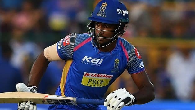 Sanju Samson completed 1,000 IPL runs for RR © AFP