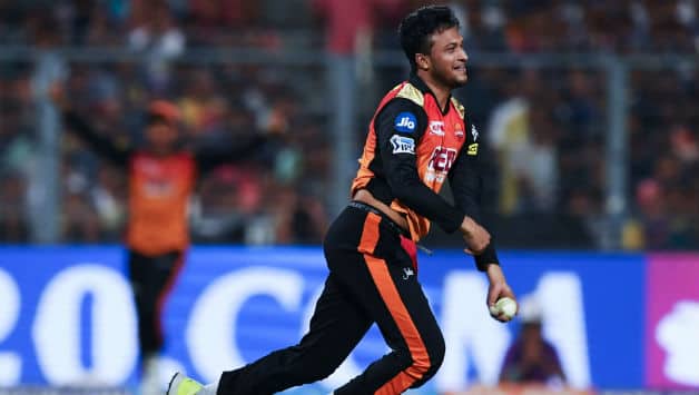 Shakib Al Hasan plays for SRH in IPL 2018 © AFP