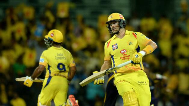 Shane Watson and Ambati Rayudu added 75 in no time for Chennai © AFP