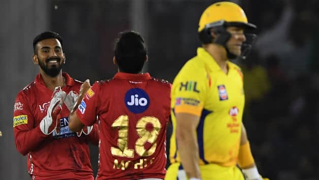 Shane Watson departs after falling to Mohit Sharma © AFP