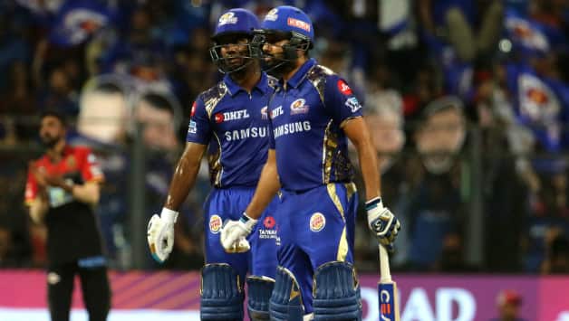 Evin Lewis and Rohit Sharma © BCCI