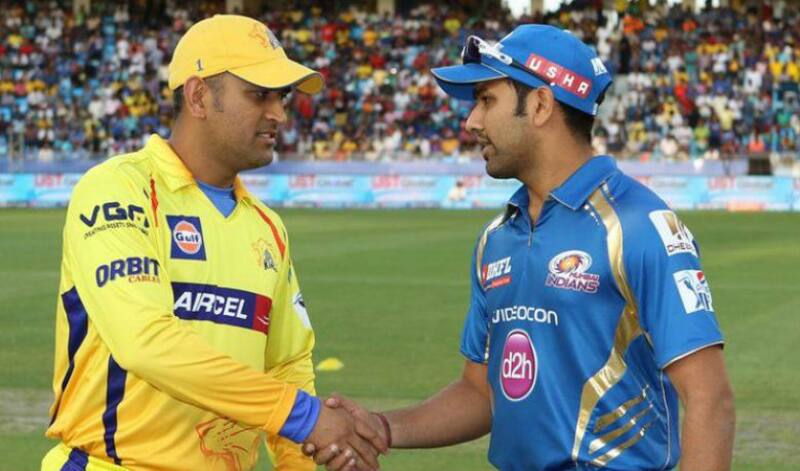 MS Dhoni (L) and Rohit Sharma will lead Chennai and Mumbai respectively &copy; BCCI