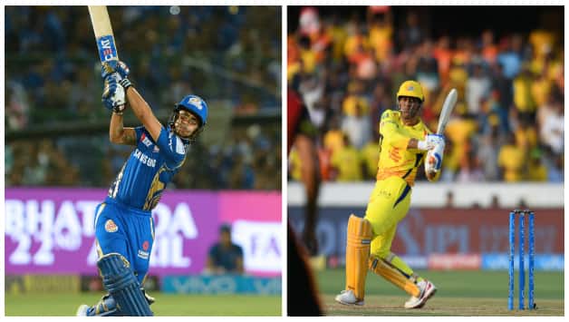 Ishan Kishan and MS Dhoni © AFP