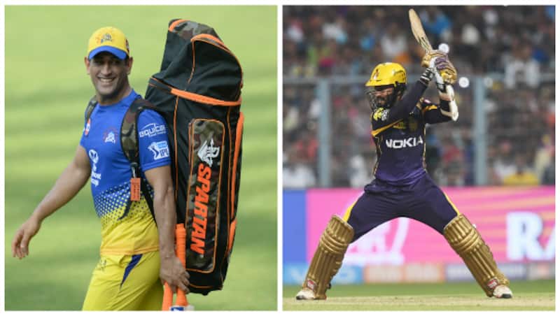 MS Dhoni and Dinesh Karthik © AFP