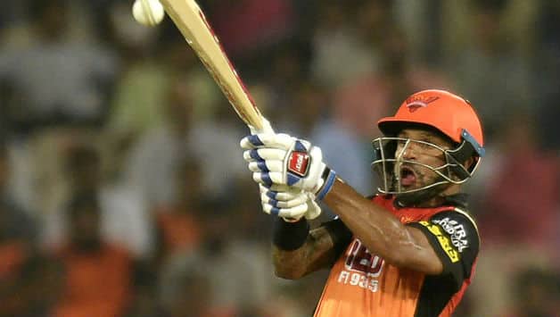 Shikhar Dhawan took Hyderabad home comfortably © AFP