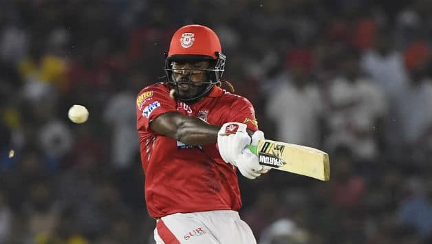 Chris Gayle's innings included 7 fours and 4 sixes © AFP