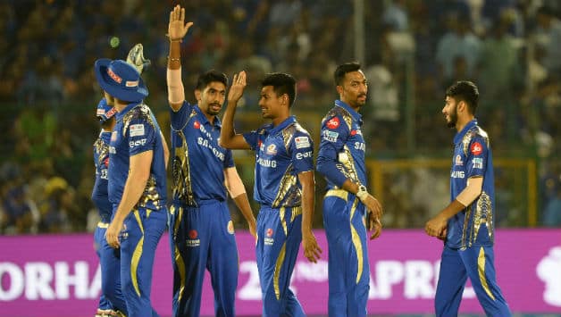 Jasprit Bumrah claimed 2 wickets in 2 balls to bring MI into the game © AFP