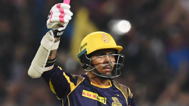Sunil Narine scored his second Indian T20 League fifty in 17 balls. He provided Kolkata a brisk start © AFP