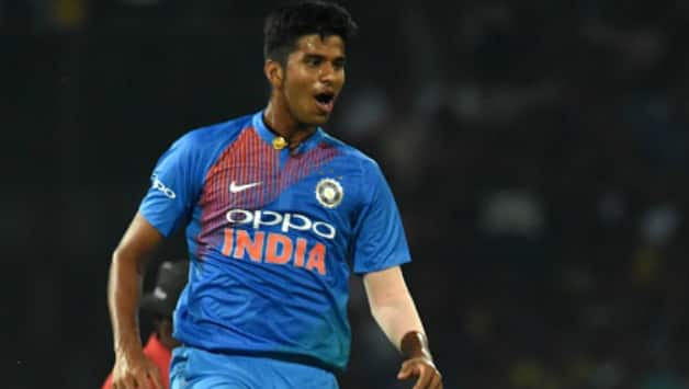 Washington Sundar will form a lethal pair with Yuzvendra Chahal for RCB (Image courtesy: AFP)