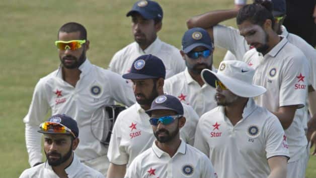 India play Australia in a 4-Test series Down Under © AFP