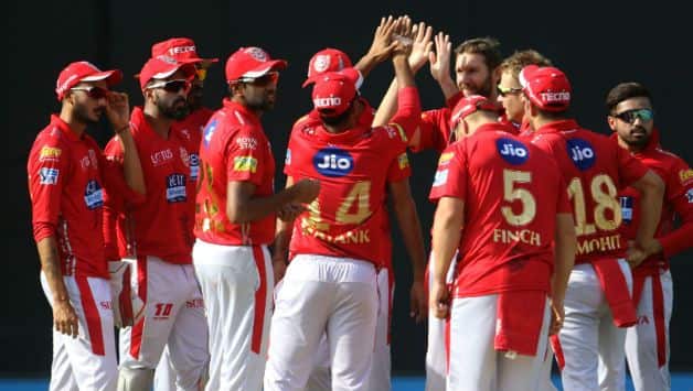 Andrew Tye provided KXIP early breakthrough picking Chris Lynn for 27 © BCCI