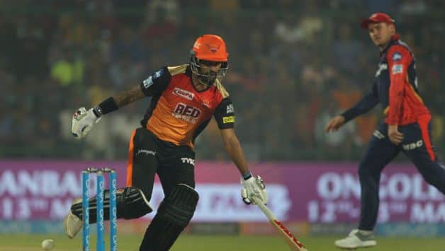 Shikhar Dhawan's coming-back-to-form ensured SRH's win © IANS