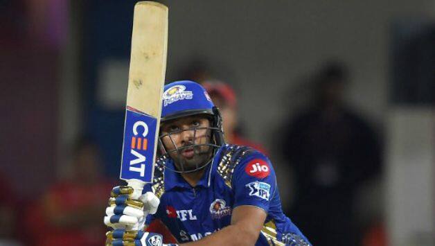 Rohit Sharma scored an unbeaten 24 off 15 for MI © AFP
